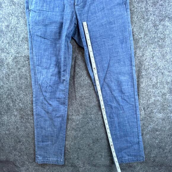 Abercormbie & Fitch Pants Mens 28 Blue Stretch Langdon Slim Tapered Academia - Picture 7 of 8